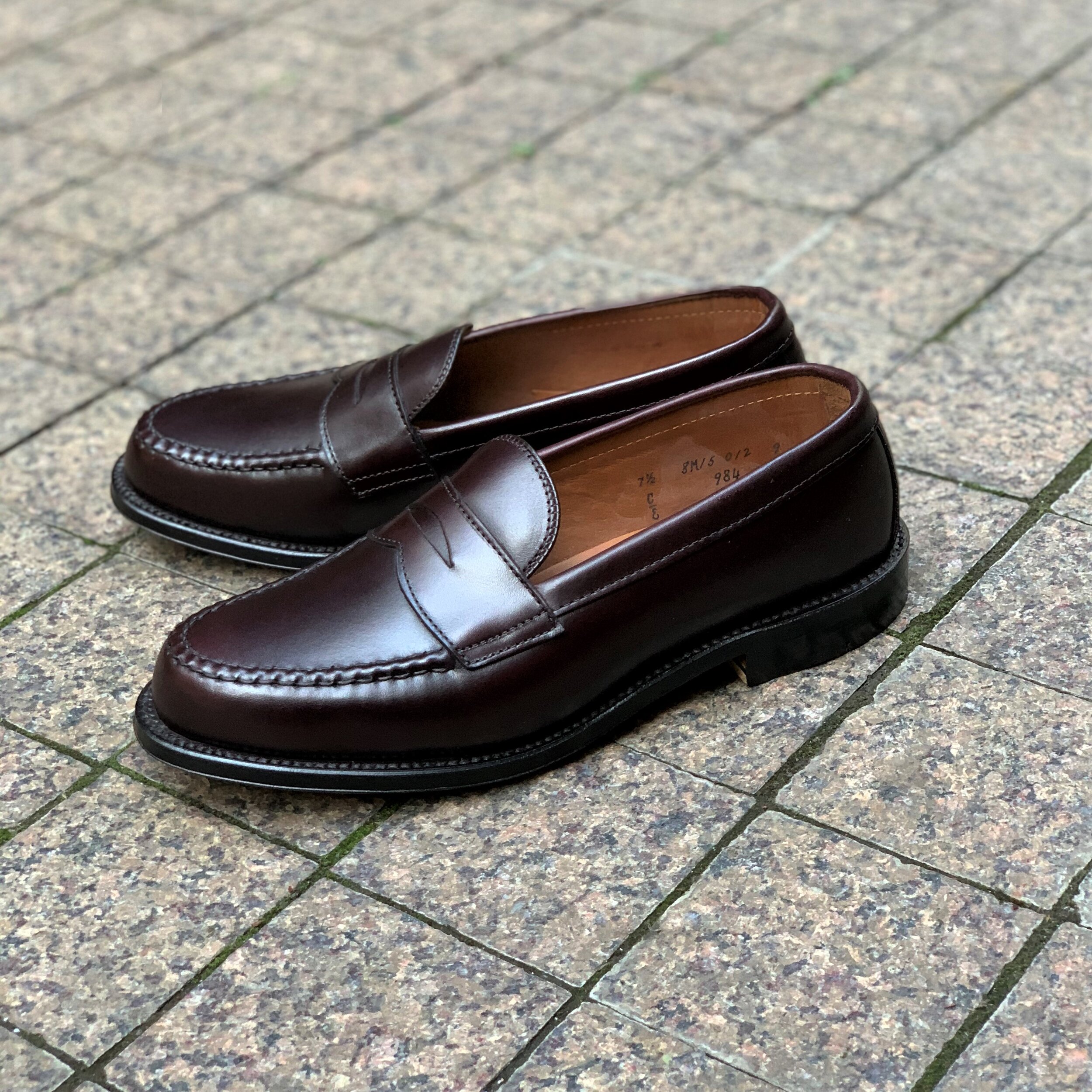 984 Dark Burgundy Calfskin — mouldedshoe 984 Dark Burgundy Calfskin — mouldedshoe